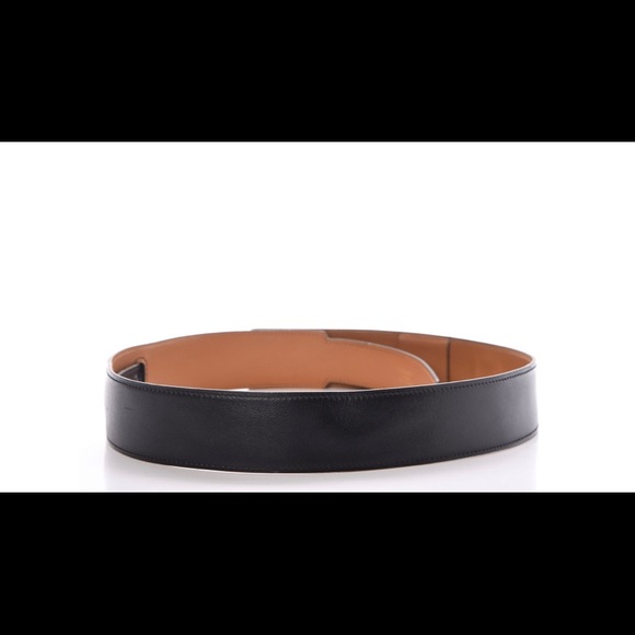 Hermes Box Adjustable Kelly 70 Belt in Black - Picture 4 of 8